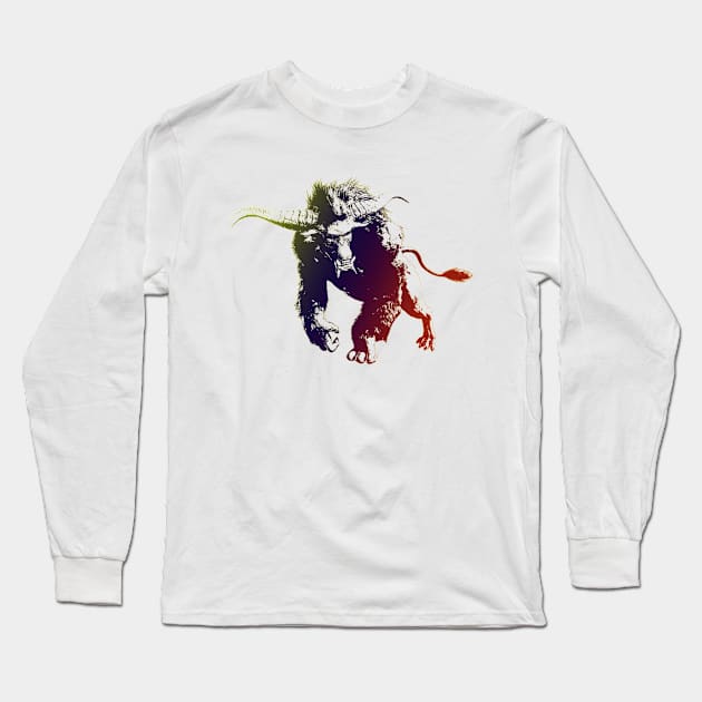 Brute Ape Monster Long Sleeve T-Shirt by ZNEVA